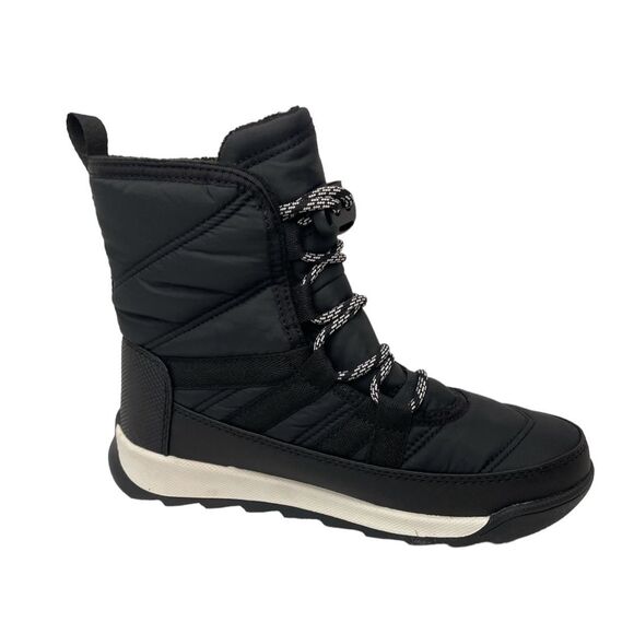 Sorel Unisex - Kids Whitney II Short Lace Boot, size: 2 color: Black - Picture 1 of 8